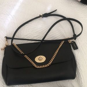 Black coach crossbody  bag